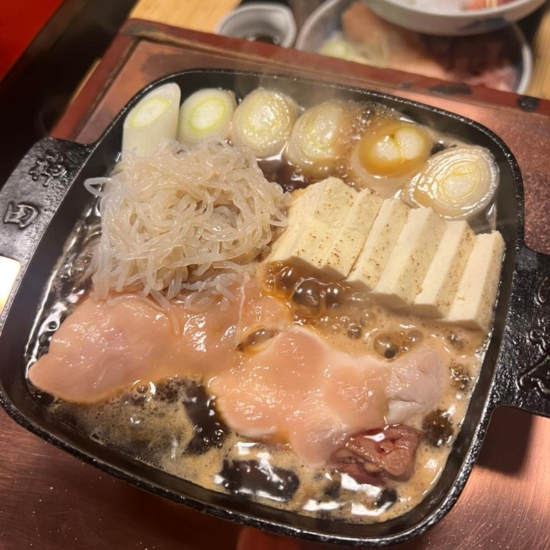 鳥すきやき(ぼたん)