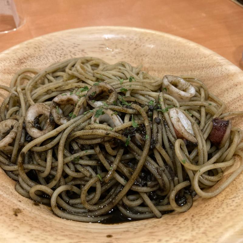  イカの墨入りセピアソース(サイゼリヤ 池袋60階通り2号店)