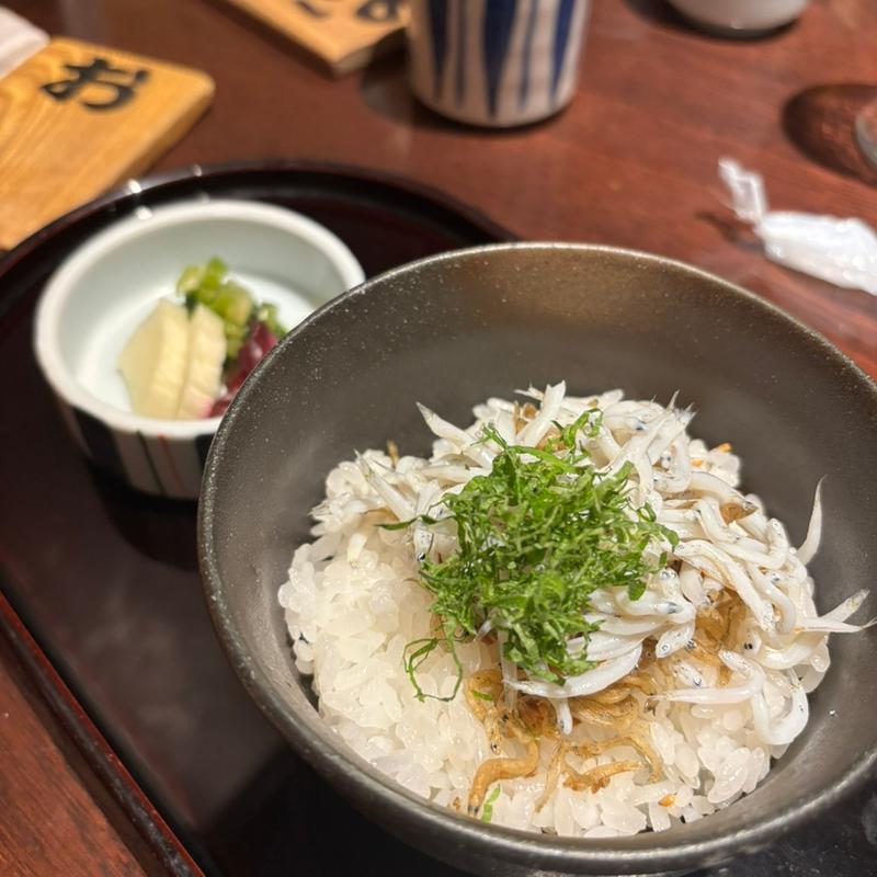 しらす御飯(峰本 小町通り店)