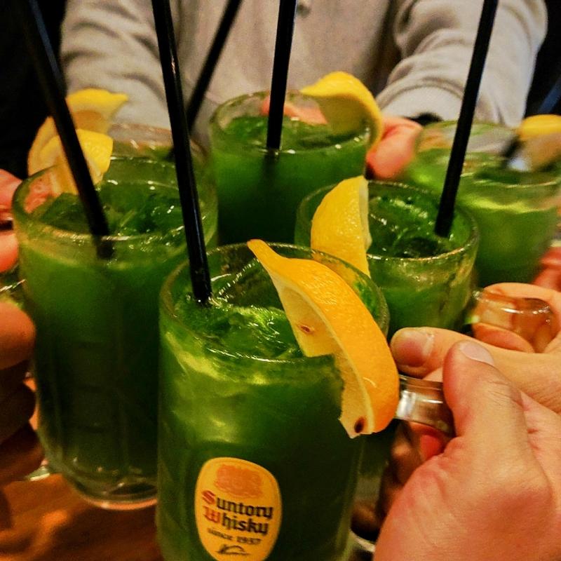 小松菜ハイボール(酒場 フナバシ屋)