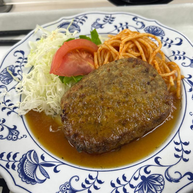 時計台定食（和風ハンバーグ）(札幌市役所地下食堂)
