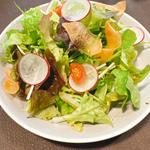 白身魚のムニエル パプリカとアメリケーヌのソース