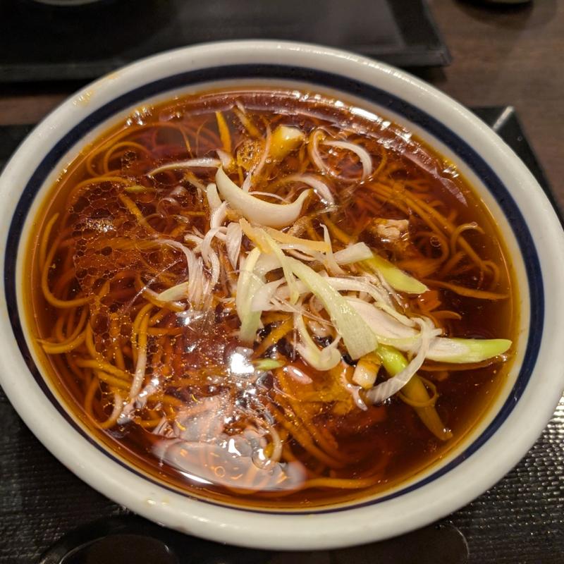 肉汁そば(逸品庵虎ノ門店)