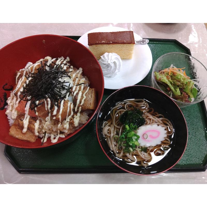 明太角煮丼セット(ラタン )