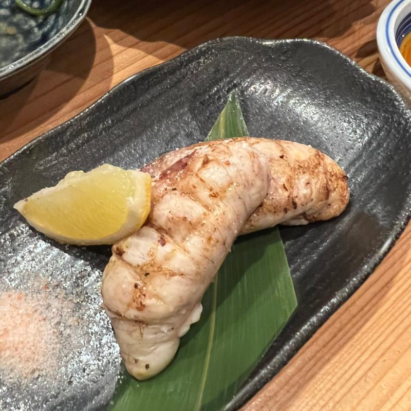 焼き白子(炉ばた焼 由良)