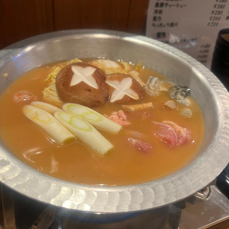 キムチ鍋(炉ばた焼 由良)