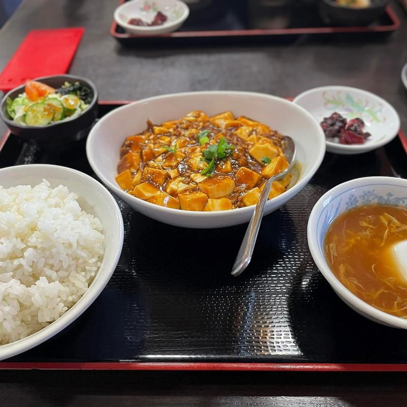 麻婆豆腐定食(龍翔飯店 )