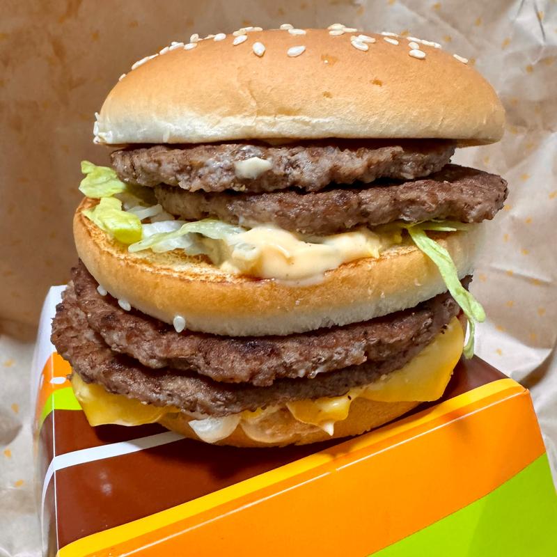 倍ビッグマック(マクドナルド 茨木園田店)