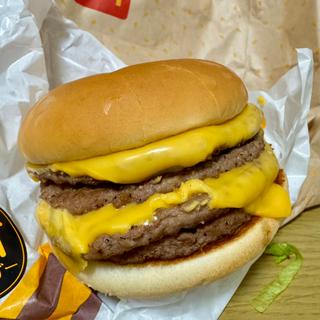 倍ダブルチーズバーガー(マクドナルド 茨木園田店)