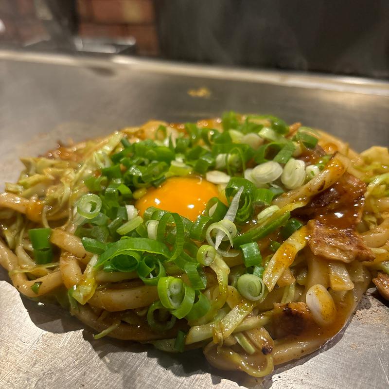 月見カレーうどん(黒のれん )