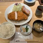 ひれかつ&ロースかつ定食　上