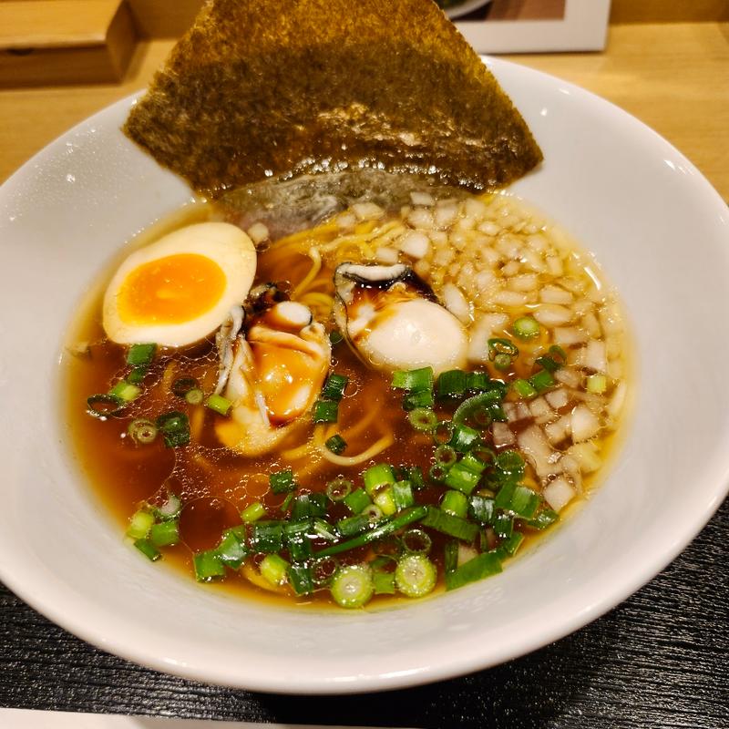 牡蠣中華そば　限定(炭焼き×ハイボール 串焼 昌)