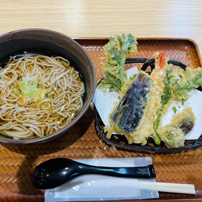 天ぷらそば(道の駅 にのみや )