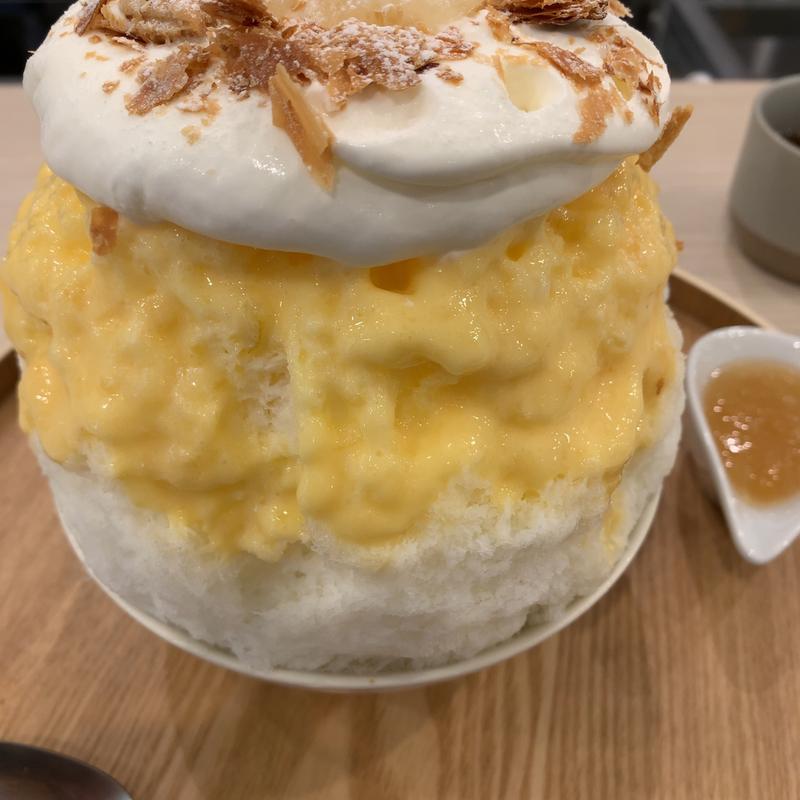 私のレモンパイ。(私のかき氷。)