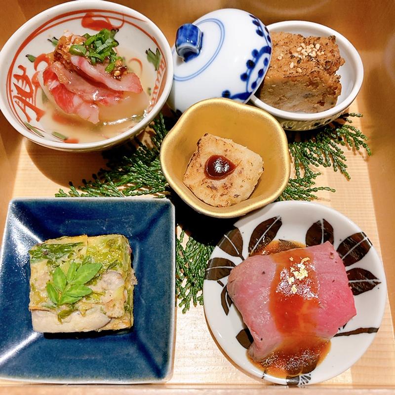 肉逸品盛り合わせ①（ランチコース）(おにくKAN.jp)