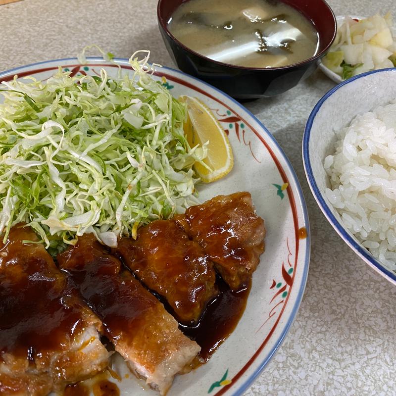 ポークソテー定食(小六)