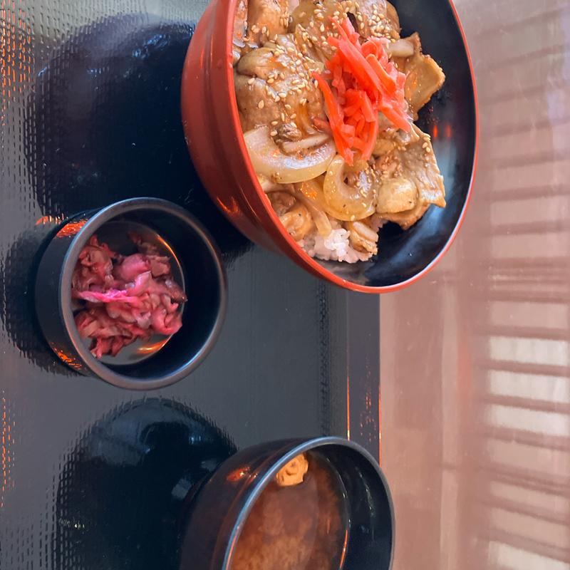 特選醤油だれの豚丼(極楽湯 豊橋店)