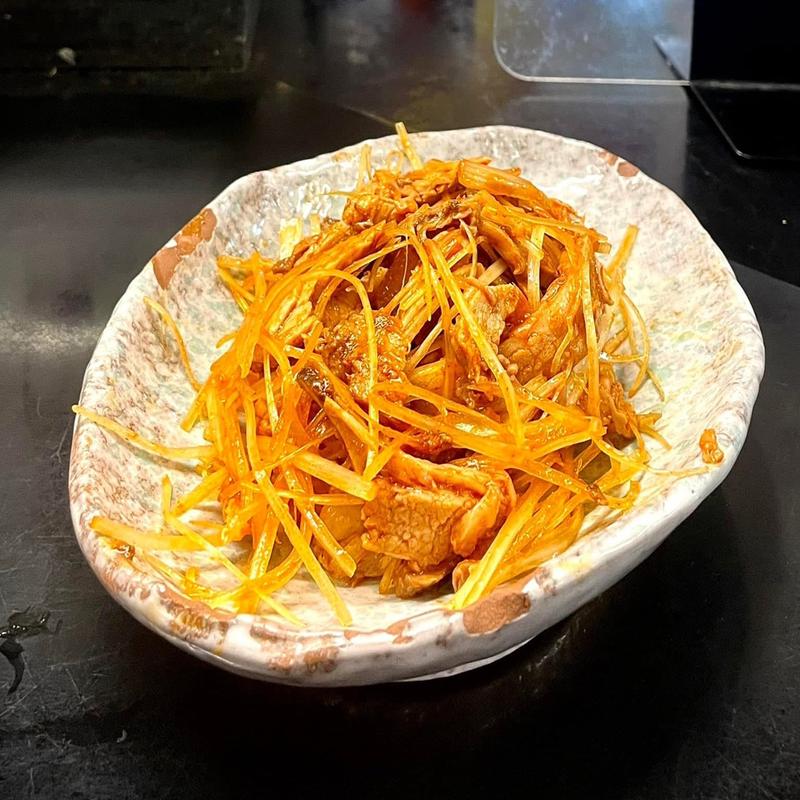 チャーシューねぎ和え(馬賊 浅草本店)