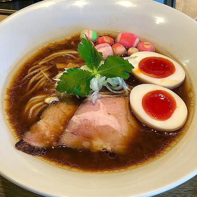 赤だし中華蕎麦(宍道湖しじみ中華そば琥珀 池袋店)