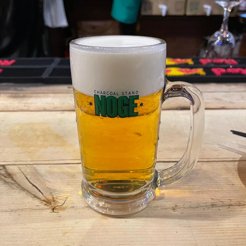 生ビール(チャコールスタンド野毛)