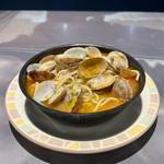 スープ入り塩味ボンゴレ＋田舎風ミネストローネ(サイゼリヤ 与野本町駅前店)