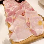 自家製ハムの盛り合わせ