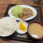 豚肉にんにく炒め定食(文田食堂 )