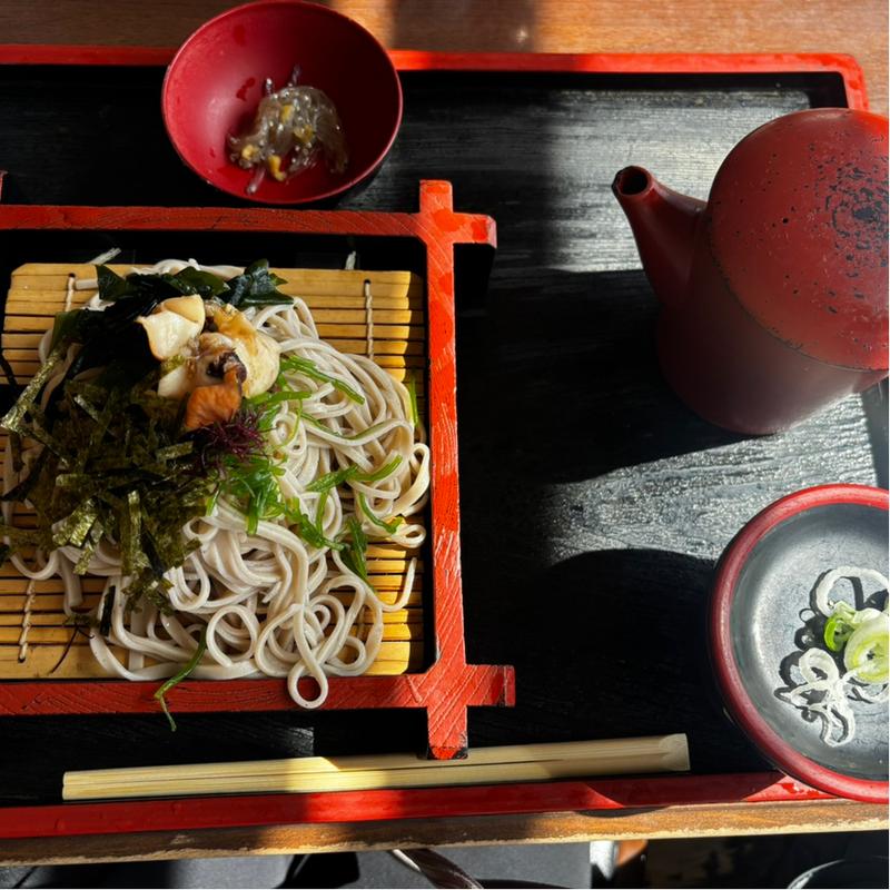 磯ざるそば(魚見亭)
