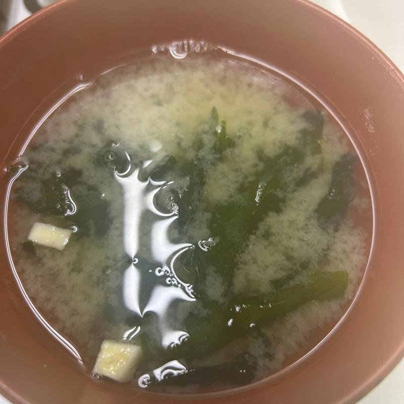 味噌汁(札幌市役所地下食堂)