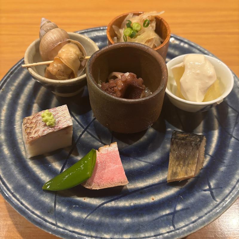 前菜盛り合わせ(蕎麦前ごとう)