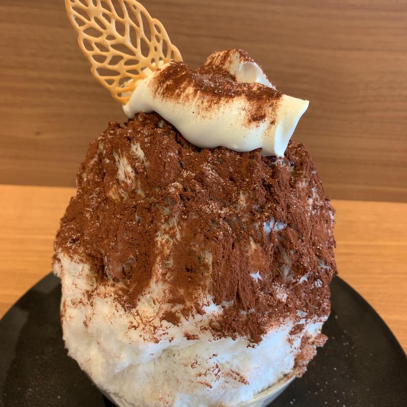 ティラミスチョコバナナ(天然氷 かき氷専門店 きらきら星)