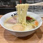 酒粕ラーメン 〆ご飯付き(麺屋丈六 キーノ和歌山店)