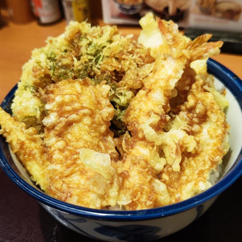 早春海老天丼(天丼てんや ビーンズ新杉田店)