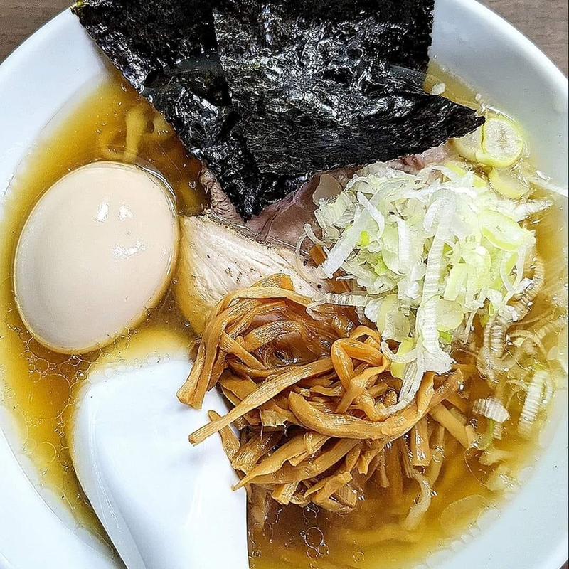 中華そば 半熟たまご(煮干し中華そば 山形屋)