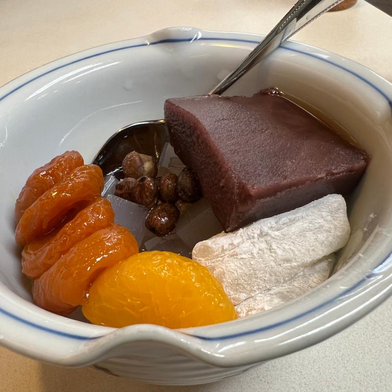 杏あんみつ(あんみつ　みはし　上野本店)