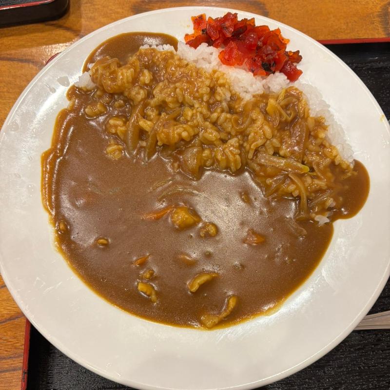 カレーライス(大和そば処)