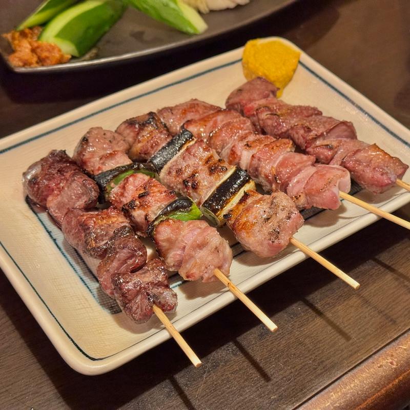 串おまかせ5本(やきとん ひょっとこ)