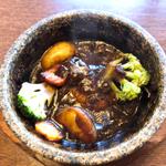 石焼煮込みハンバーグ（リッチデミグラスソース）(トマト＆オニオン 我孫子店)