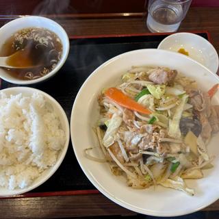 肉野菜炒め定食(とまや)