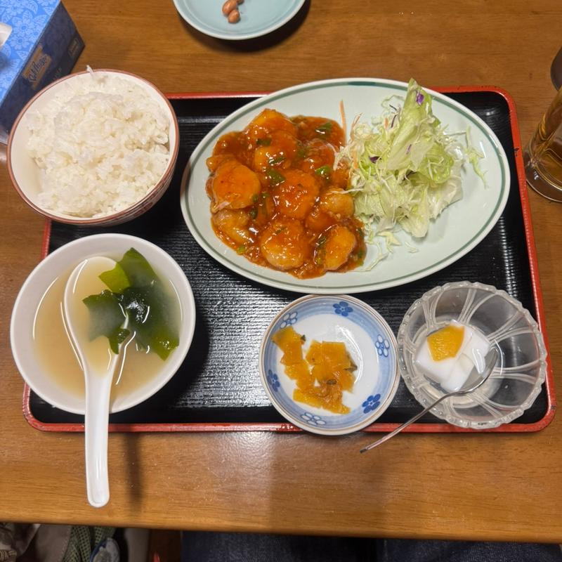 エビチリ(中華料理 晴晴居酒屋)