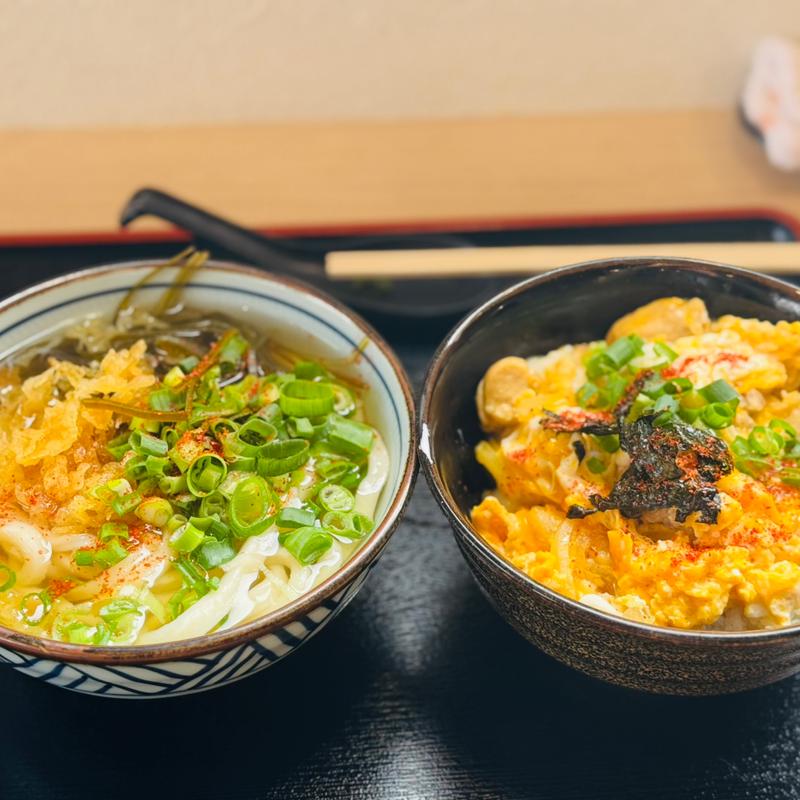 親子丼 かけうどん付(うどん 香麦 (こむぎ))