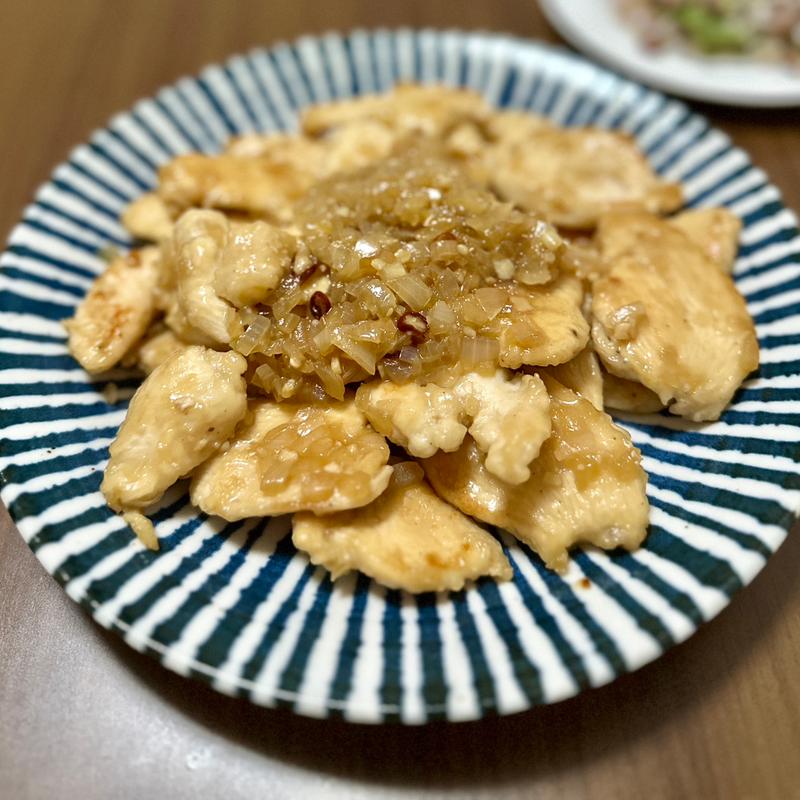 鶏むね肉の玉ねぎ甘酢だれ(ベルクス 東墨田店)