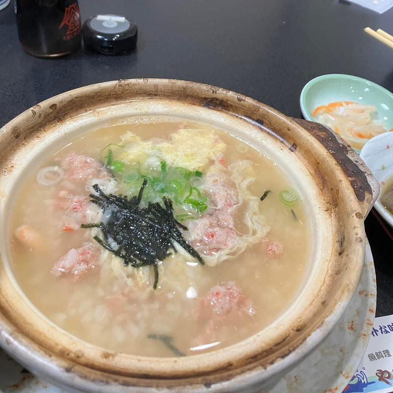 カニ雑炊(やまじゅう )