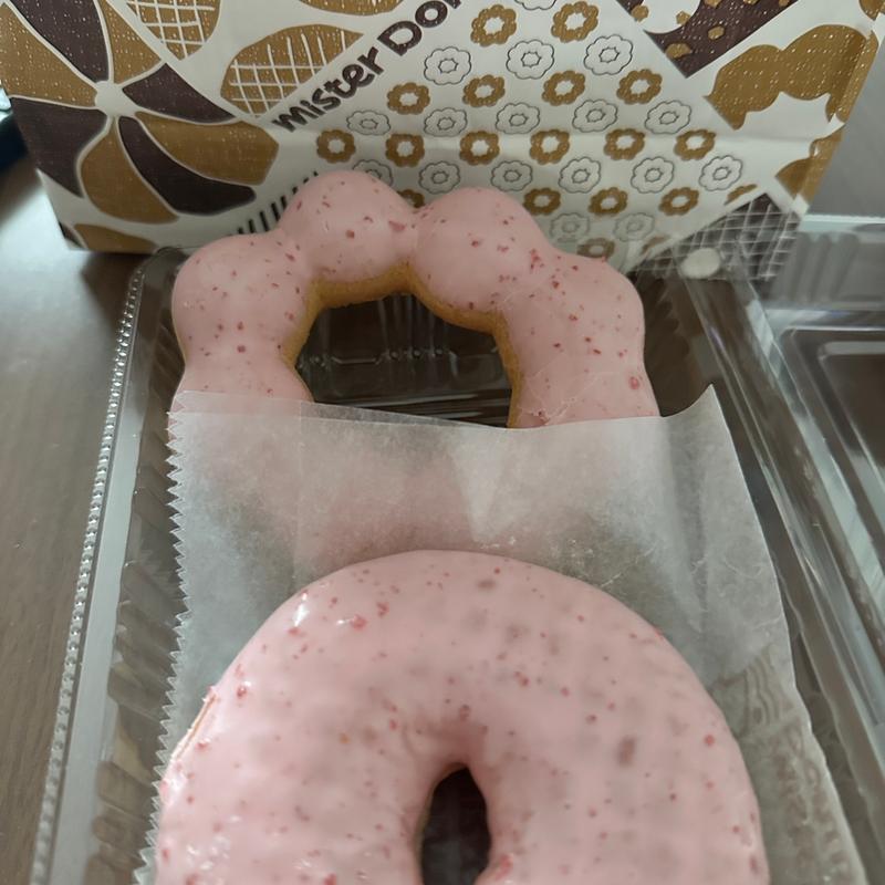 ストロベリーリング、ポン・デ・ストロベリー(ミスタードーナツ イトーヨーカドー曳舟ショップ)