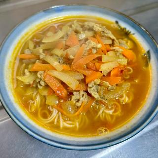 トマカレーにゅうめん