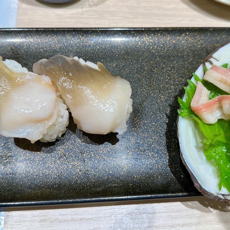 活ほっき貝3カン(すし銚子丸 亀戸店)