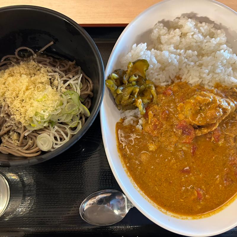 よもだカレー半たぬきセット(よもだそば 有楽町店)