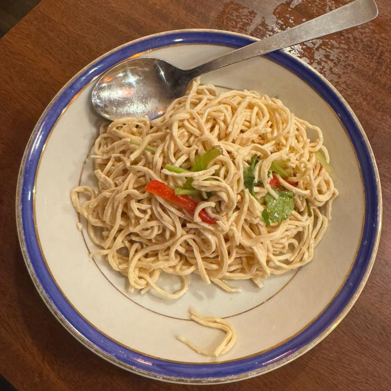 細切り干豆腐とパクチー和え(楽蜀坊)