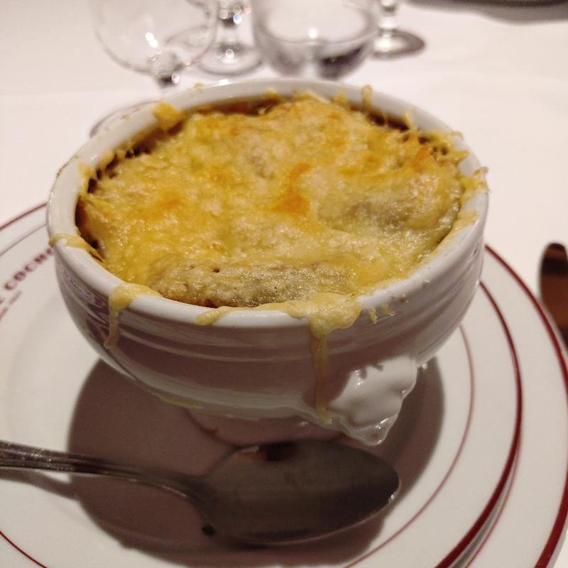 オニオングラタンスープ(Au Pied de Cochon)