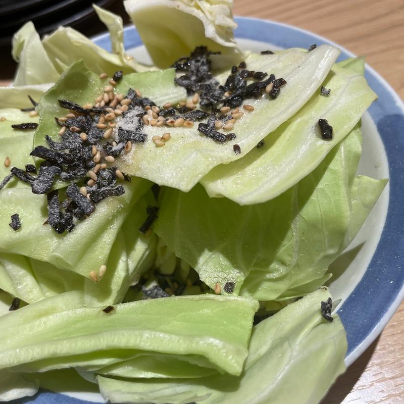 やみつき旨塩キャベツ(格安ビールと鉄鍋餃子 3・6・5酒場新大阪ソーラ21店)